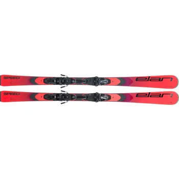 Sjezdové lyže SET Elan Speed Magic Fusion X+EMX 11.0 GW Fus Velikost: 155 L red+V black 20/21