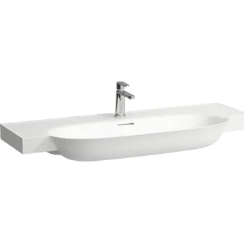 LAUFEN THE NEW CLASSIC - umyvadlo do nábytku (H813858) Barva: Bílá, Provedení: 2 otvory pro baterii, bez přepadu