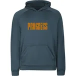 mikina pánská Progress DOSSER s nápisem modro/šedá