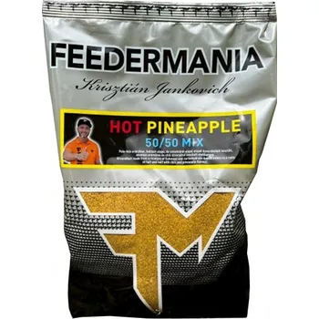 Návnadová surovina FEEDERMANIA - Krmná směs 50/50 Mix 800 g Hot Pineapple