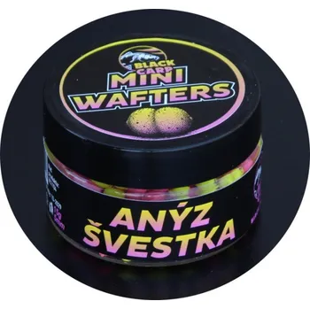 Nástraha Boilies Black Carp Mini Wafters 5mm 15gr Anýz-Švestka