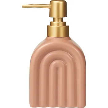 Mýdlenka Bathroom Solutions Keramický dávkovač mýdla BOGEN růžový, 320 ml