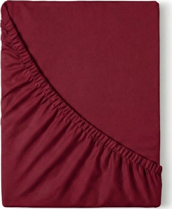 Kvalitex Jersey prostěradlo s lycrou vínové 90x200cm