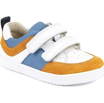 Chlapecká zimní obuv Froddo Celoroční barefoot Zeru Loop G3130282-1 White/denim Velikost: 28