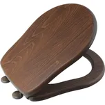 Kerasan RETRO WC sedátko, ořech/bronz 109340