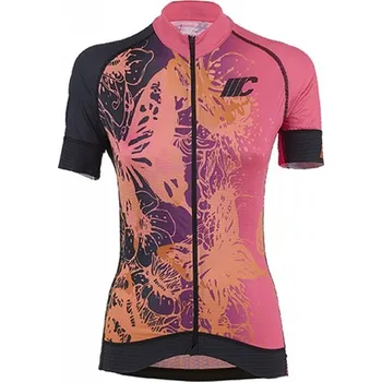 cyklistický dres Dámský dres CIPOLLINI Liberty Black/Fuchsia/Orange XS