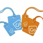 Go Travel sada visaček Family Pack Tags blue/orange