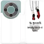 Flip pouzdro Mobiwear na mobil Honor Magic8 Lite - M046P, be yourself (Knížkové flip pouzdro, obal, kryt na mobil Honor Magic8 Lite 5G, tenký design, silikonová vanička, stojánek)