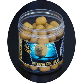 Nástraha Boilies Black Carp Balanced Activ 22mm 250gr Medová Kukuřice