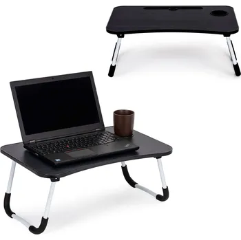 Psací stůl Stojan na notebook 60x40cm - Černý PJJLT0001-02