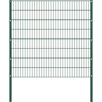 Plot Plotový panel se sloupky železný 176,5 x 160 cm zelený144935
