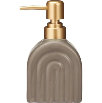 Mýdlenka Bathroom Solutions Keramický dávkovač mýdla BOGEN hnědý, 320 ml