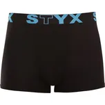 Styx Pánské boxerky sportovní guma černé (G961) M
