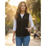 Dámská fleecová vesta ALTISPORT ALW002518 ČERNOSTŘÍBRNÁ XS