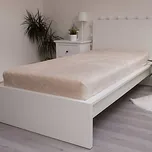 JERRY FABRICS Prostěradlo MIKROFLANEL smetanová 90 x 200 cm