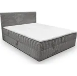 Čalouněná postel MOLLO 140x200 cm Šedá I