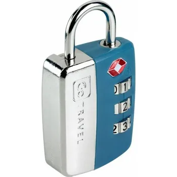 turistický batoh Go Travel zámek Secure Lock TSA blue