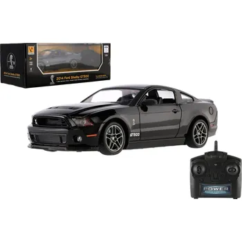 RC model auta Teddies Auto RC Ford Shelby GT500 plast 18cm 2,4GHz na dálk. ovládání na baterie se světlem v krabici 29x11