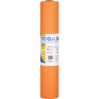 podložka na cvičení Oranžová pěnová podložka na jógu ONE FITNESS - délka 173 cm, šířka 61 cm, výška 0,6 cm - 20043215