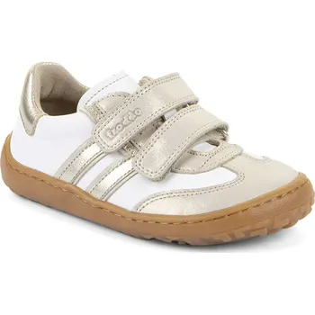 Chlapecká zimní obuv Froddo Celoroční barefoot F-motion G3130292-2 White/gold zlatá Velikost: 29