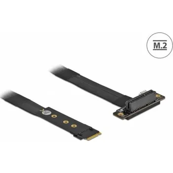 Mechanika Delock Adaptér M.2 klíč M na PCIe x4 NVMe, pravoúhlý, s kabelem délky 20 cm