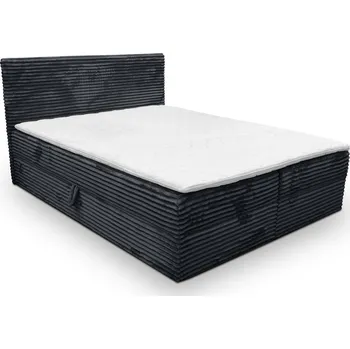 Postel Čalouněná postel MOLLO 140x200 cm Šedá III