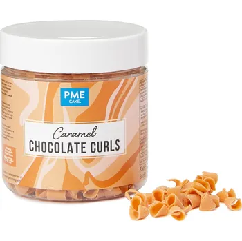 Cukrovinka PME Čokoládové hoblinky karamelové 85 g