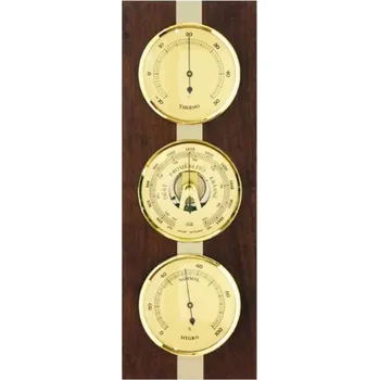 Meteostanice Barometr 8063 s teploměrem a vlhkoměrem - tmavě hnědý