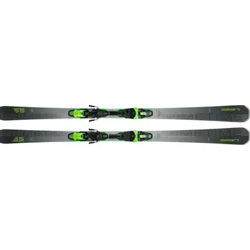 Sjezdové lyže Elan Primetime 55 FX Factory Edition + EMX 12.0 GW Fusion X Velikost: 172 L grey/green+V matt black/green 23/24