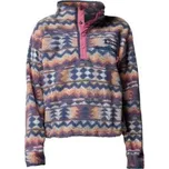 Columbia Helvetia II Printed Cropped Half Snap Women Sea Salt, Retrotree 127 modrá M