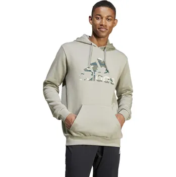 Dámská mikina ADIDAS Pánská fitness mikina s kapucí ADIDAS L KAŠTANOVÁ|ZELENÁ|ŠEDÁ