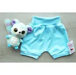 AMÁLKA Bavlněné, letní, tyrkysové kraťasy Velikost: 92-98