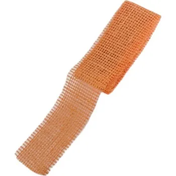 Stuha KLIA Stuha jutová délka 2m, šířka 5cm, světle oranžová