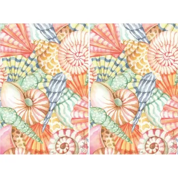 Vůně do bytu WillowBrook, Anglie Vonné sáčky Sea Shells vůně citrusů, ananasu, mandarinky a pomerančových květů 2 ks - 115 ml Barva: jako na obrázku, Velikost: 18x12