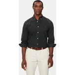 Polo Ralph Lauren Košile Bsr 710772288 Černá Slim Fit XXL