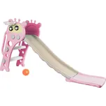 Aga4Kids Skluzavka s madlem 120 cm DS3702 Růžová