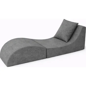 Křeslo e-matrace.com Skládací relaxační křeslo | Lehátko | Taburet | Ash