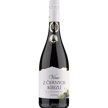 Víno Miluron Víno z černého rybízu sladké