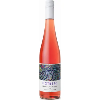 Víno Frankovka rosé, 2024, pozdní sběr, suché, Gotberg, 0,75l
