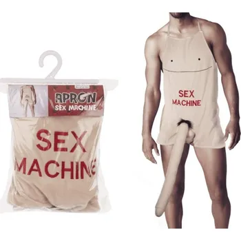 Kuchyňská zástěra Out of the blue Zástěra s penisem 54 x 66 cm Sex Machine