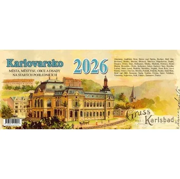 Kalendář Stolní kalendář Karlovarsko 2026