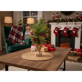 Vánoční dekorace HOMLA JULETRAN 715501 vánoční stromek 30 cm zelený