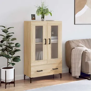 Organizace kuchyně vidaXL Skříň highboard 69,5 x 31 x 115 cm kompozitní dřevo [828303] Barva: dub sonoma