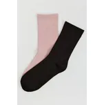 2 PACK ponožky Esotiq Zahira - modal Černo-růžová 39-41
