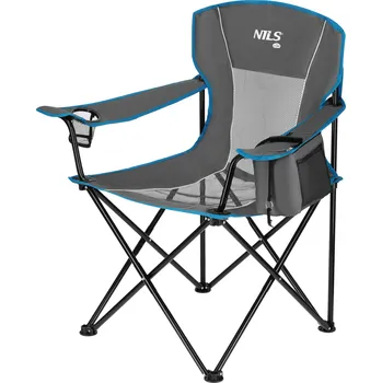 Zahradní nábytek Skládací židle NILS Camp NC3706 šedá