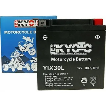 Autobaterie Baterie Kyoto 12V 30Ah Yix30L (dodáváno s kyselinovou náplní)