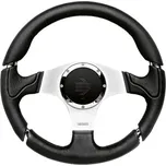 Volant Momo Millenium Sport 320mm - černý/stříbrný - kůže (homologace)