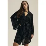 Dámský župan Esotiq Zequine Černá L/XL