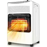 Plynový ohřívač, včetně regulátoru tlaku plynu, 4200 W, bílý - A TRESKO