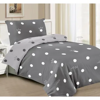 Povlečení Aaram Bavlněné povlečení Maliková šedá 140x200 70x90